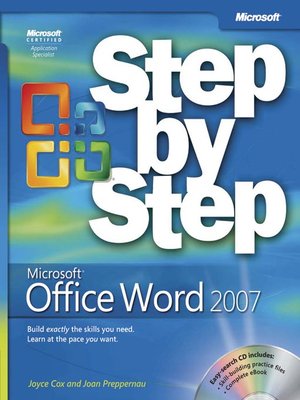 cover image of Microsoft&#174; Office Word 2007 Step by Step